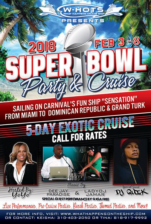 SUPER BOWL CRUISE 2018 Black Cruise Week