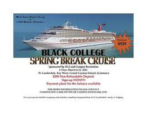Black Spring Break Cruise